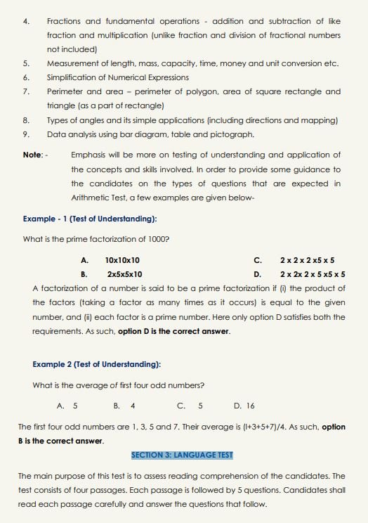 SECTION 3 LANGUAGE TEST
