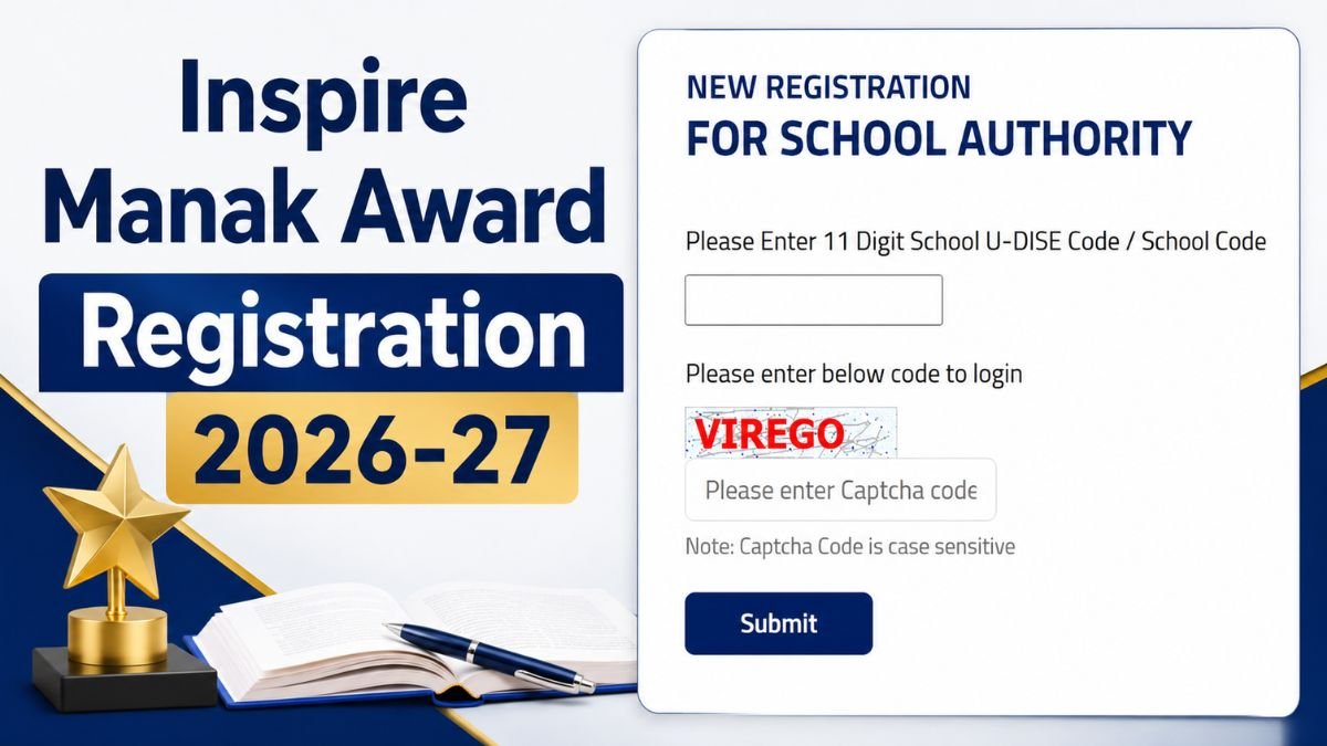 Inspire Manak Award Registration 2026-27