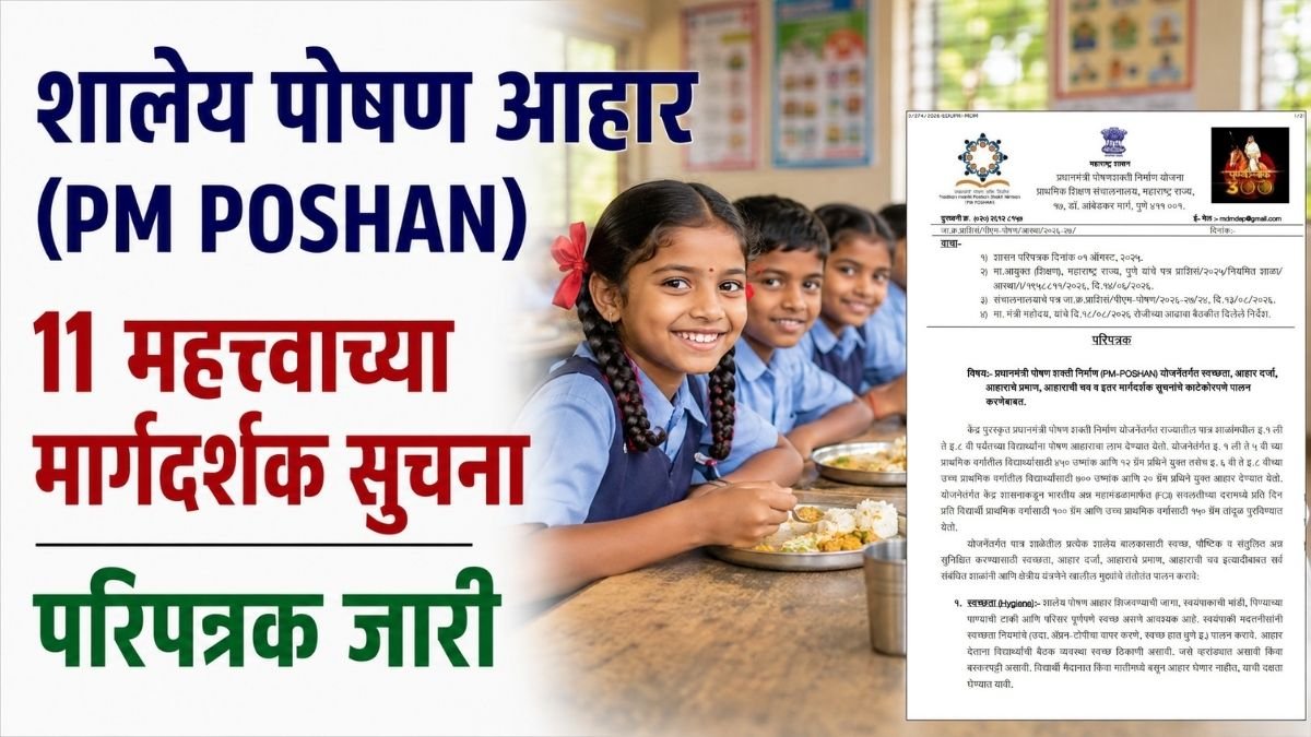 Shaley Poshan Aahar Guidelines