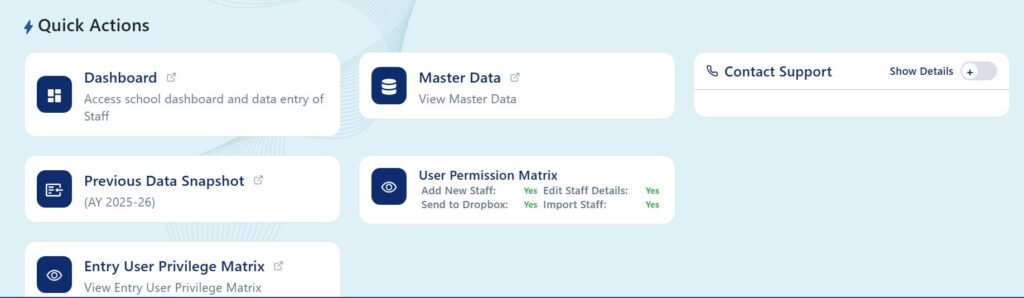 udise plus Teacher Module login dashboard